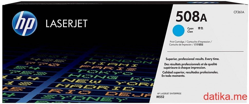 HP 508A Cyan Original LaserJet Toner Cartridge (CF361A)