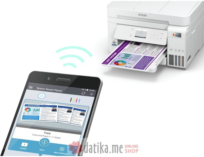 EPSON L6276 EcoTank ITS wireless multifunkcijski inkjet štampač 