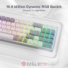 Redragon Tastatura Pollux K628-RGB Pro Wired/Wireless Mechanical RGB Gaming Keyboard (red switch) White