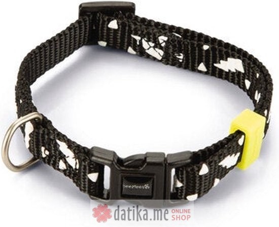 Beeztees OGRLICA ZA PSE THUNDER CRNA 20-30 cm x 10 mm 