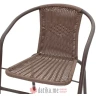PAKKETO STOLICA Obbi garden armchair metal-pe in brown color