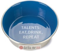 Beeztees POSUDA ZA PSE METALNA BLUE 16CM STAINL STEL