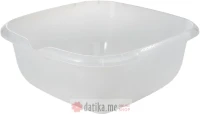 KEEEPER  POSUDA BJORK PRAVOUGAONA SIVA 38CM 13L