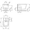 Ideal Standard Viseći bide 540x360mm CONNECT Ideal Standard
