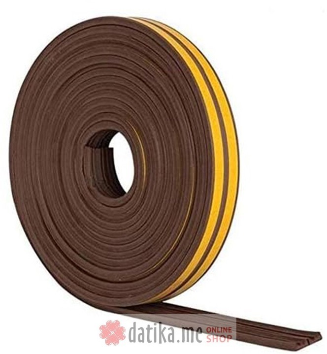 BORMANN BHT8522  Dihtung za prozore i vrata samolj. E 9x4mm 6m bijeli 