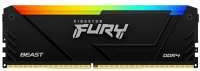 Kingston FURY Beast RGB Black 8GB DDR4 3600MHz, KF436C17BB2A/8 