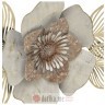 INART ZIDNA DEKORACIJA METAL FLOWER GREY/GOLDEN 93X4X41cm