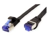 VALUE FTP Patch Cord, Cat.6A (Class EA), extra-flat, black, 2 m