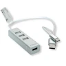 ROLINE USB 2.0 Notebook Hub, 4 Ports, Type A+C konekcija