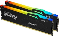 Kingston 32GB DDR5 6000MT/s Beast Black RGB EXPO, KF560C30BBEAK2-32  