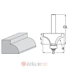 Makita D-48418 Okrugla glodalica sa ležajem 38.1X19X6MM