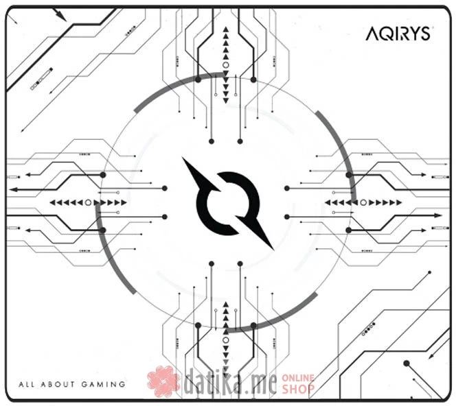 AQIRYS Gruis White podloga za mis Medium в Черногории