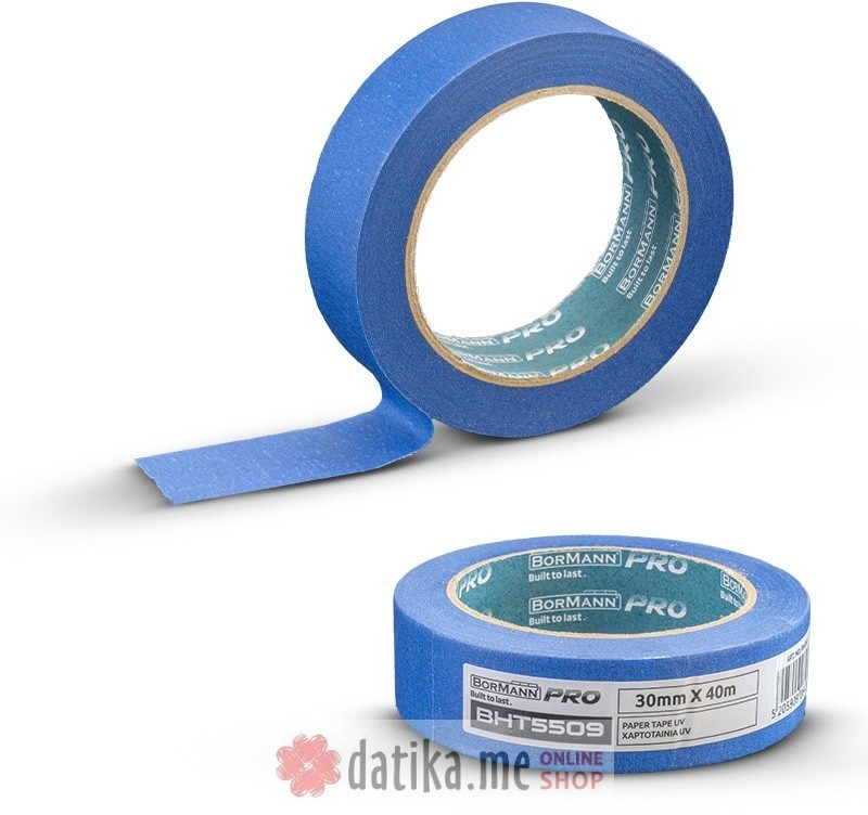 BORMANN BHT5509 Traka samoljepljiva krep UV zaštita 30mm x 40m 