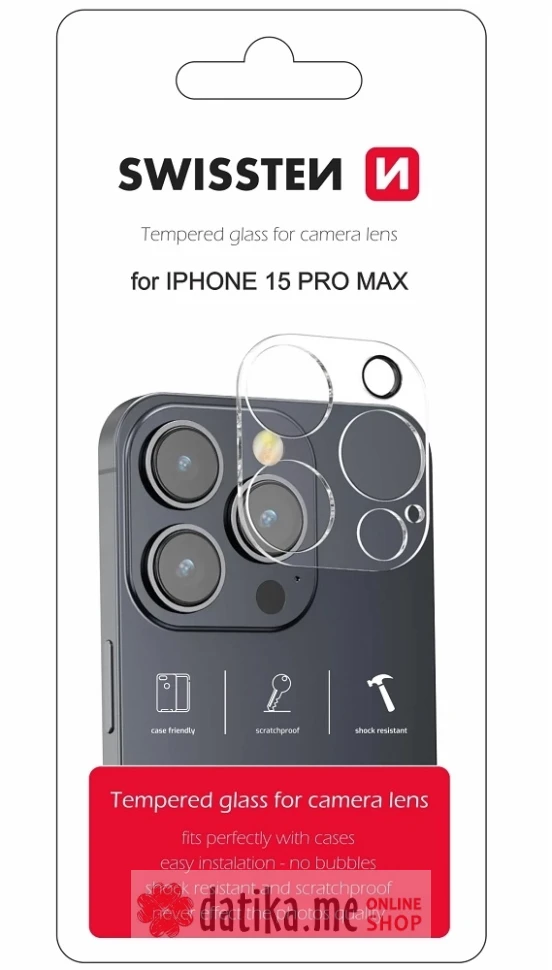 Swissten Zaštitno staklo za kameru, for iPhone 16 Pro Max