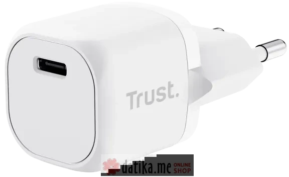 TRUST Maxo Ultra-small 20W USB-C PD Charger White в Черногории