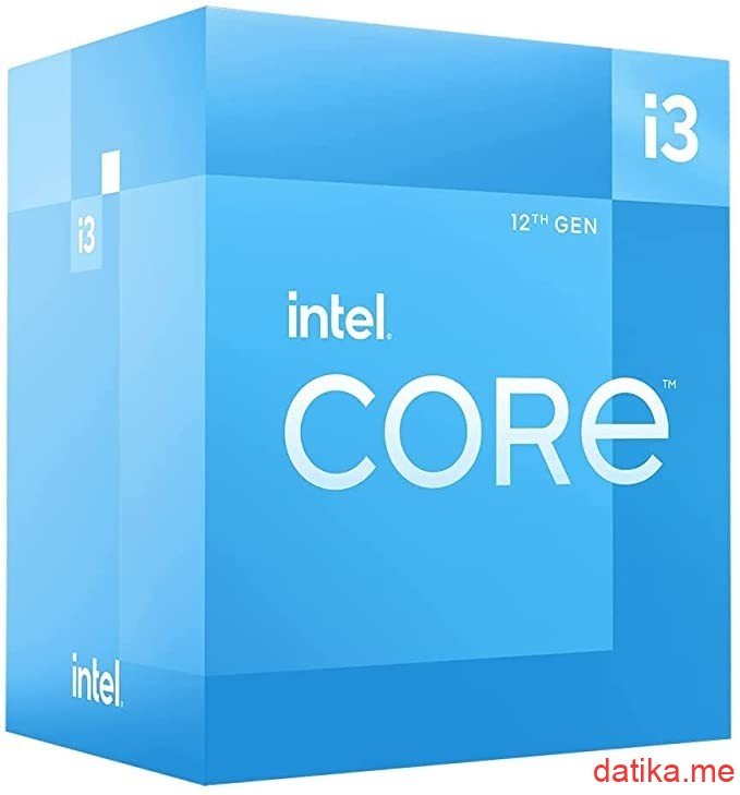 Intel Core i3-12100F Box (3.3GHz up to 4.3GHz, 4C/8T), BX8071512100F in Podgorica Montenegro