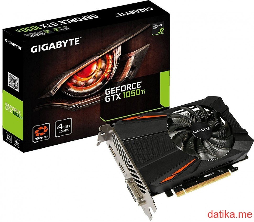 Gigabyte nVidia GeForce GTX 1050 Ti D5 4GB GDDR5 128bit, GV-N105TD5-4GD in Podgorica Montenegro