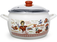 Metalac duboka serpa sa poklopcem RASPJEVANA KUVARICA 24cm/7,5lit