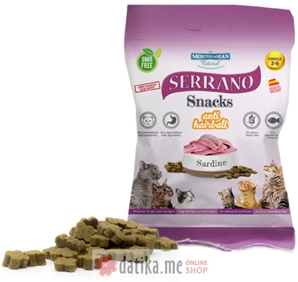 Mediterranean SERRANO SNACKS ZA MACKE SARDINA 12X50GR
