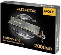 A-Data 2TB M.2 PCIe Gen 4 x4 LEGEND 800 GOLD SLEG-800G-2000GCS-S38 