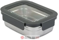 NAVA POSUDA ZA HRANU INOX SA PLASTICNIM POKLOPCEM "Misty" 600ml