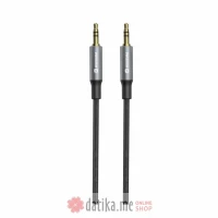 Swissten Audio kabl Textile Jack (male) / Jack (male) 1,5 M Black