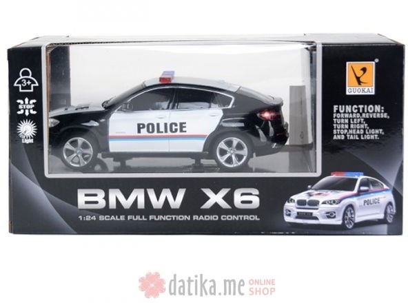 Igracka policijsko auto BMW X6 1:24 na daljinsko upravljanje в Черногории