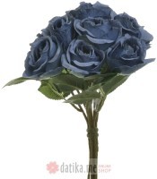 INART CVIJET PL/FABRIC FLOWER/BOUQUET BLUE 30cm
