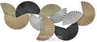 INART ZIDNA DEKORACIJA METAL GOLDEN/SILVER/BLACK 116Χ5Χ50