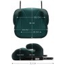 KINDERKRAFT BUSTER I-BOOST 135-150CM GREEN