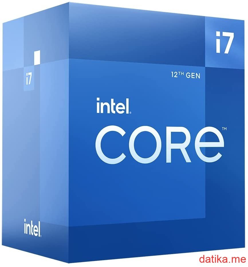Intel Core i7-12700F Box (3.6GHz up to 4.9GHz 12C/20T 12MB), BX8071512700F in Podgorica Montenegro