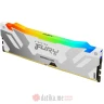 KINGSTON DIMM DDR5 16GB 6800MT/s KF568C36RWA-16 FURY Renegade RGB White 