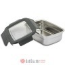 NAVA POSUDA ZA HRANU INOX SA PLASTICNIM POKLOPCEM "Misty" 900ml